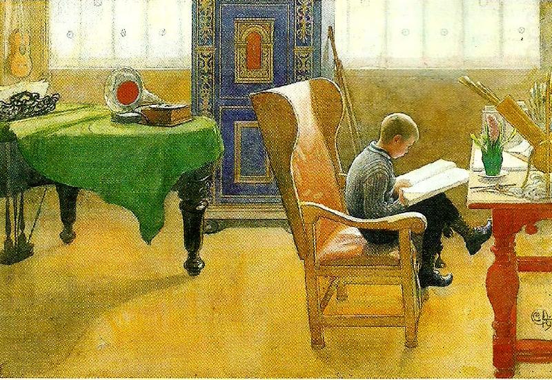 Carl Larsson Esbjorn i lanstolen china oil painting image